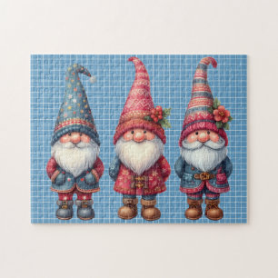 Navidades Gnomes Trio Puzzle