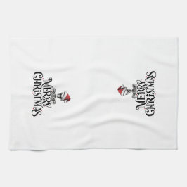 Navidades góticos cocina toalla de plato