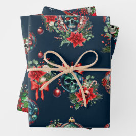 Navidades góticos envuelven papel