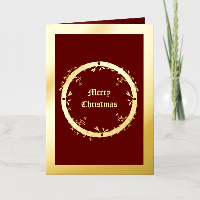 Navidades góticos Personalizado Wreath (Anverso)