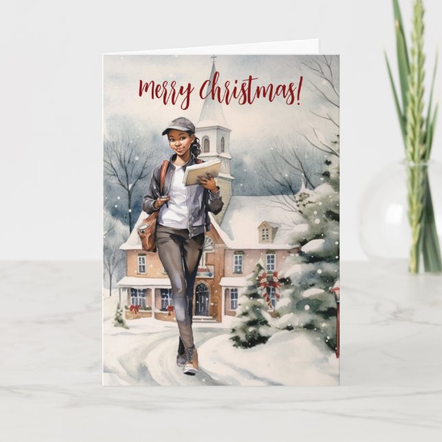Navidades Gracias A La Portadora Postal De Mujeres (Anverso)