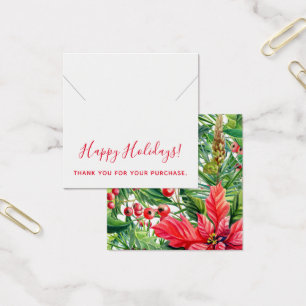 Navidades Gracias Tarjeta De Pantalla De Collar