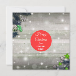 Navidades Gracias tarjeta - Inglés