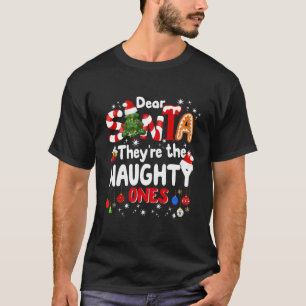 Navidades graciosos Camisetas Queridos Papá Noel S