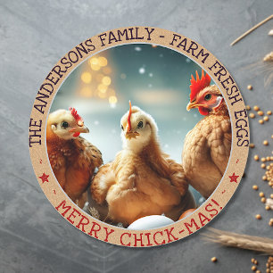 Navidades graciosos Huevos Cartonaje Etiquetas Cus
