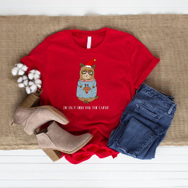 Navidades graciosos sarcásticos suéter feo gato