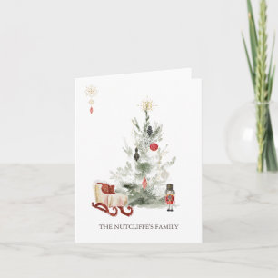 Navidades Greenery Gold Snowflakes Nutcracker