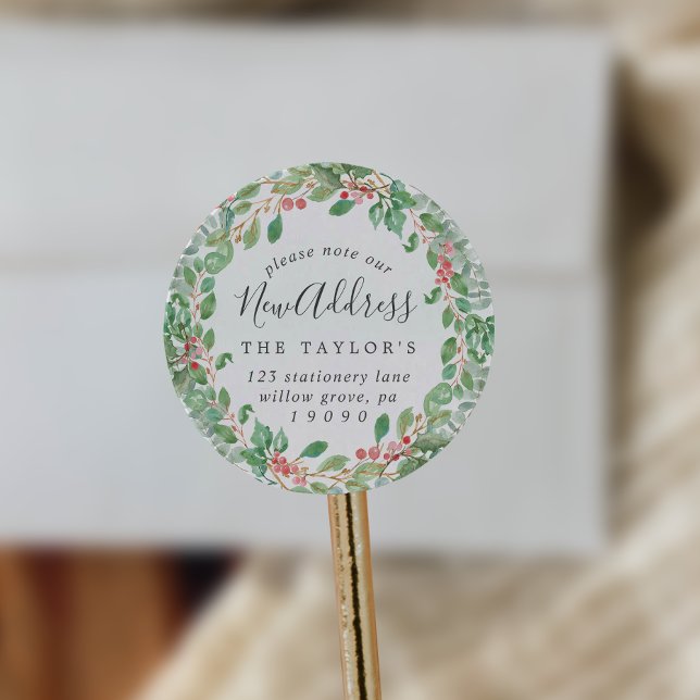 Navidades Greenery Nuevos Sellos para sobres de di (Subido por el creador)