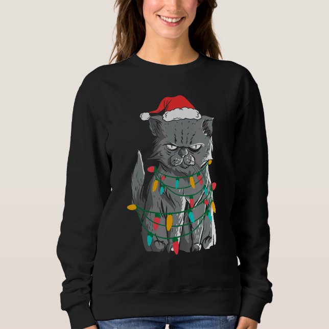 Navidades Grumpy Cat Ugly Sweater Costume (Anverso)