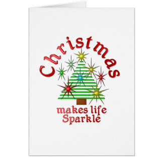 Navidades hacen de la vida Sparkle