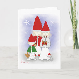 Navidades Hermanos cantan tarjetas de felicitación