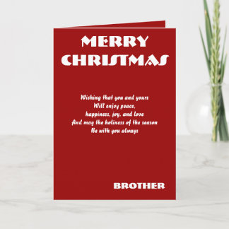 Navidades hermanos tarjetas de felicitación