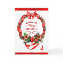 Navidades hermosos y elegantes con tarjeta de feli