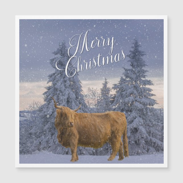 NAVIDADES HIGHLAND COW (Anverso)