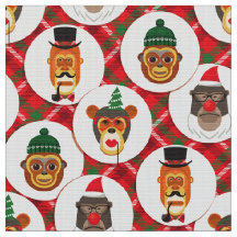 navidades hipster monos xmas tela