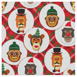 navidades hipster monos xmas tela