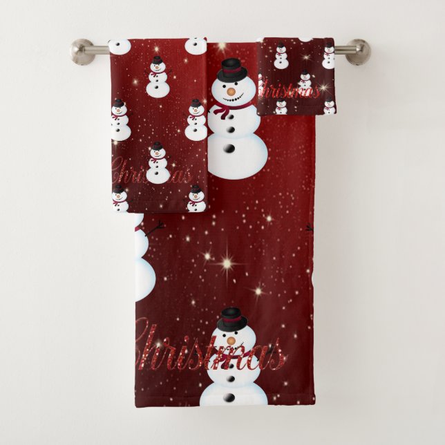 Navidades Holiday-Snowman Santa Hat (In situ)
