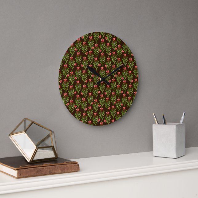 Navidades Hollies - Reloj de pared (Oficina)