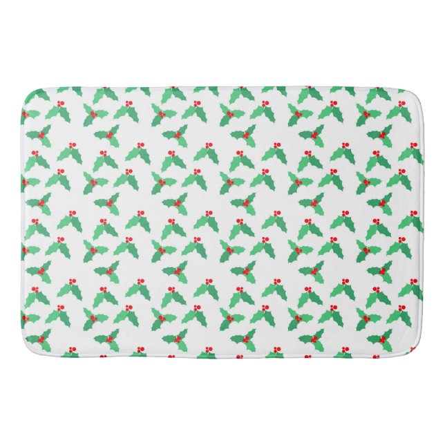 Navidades Holly deja una gran alfombra de baño (Anverso)