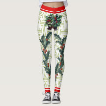 Navidades Holly Leggings