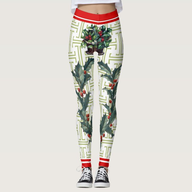Navidades Holly Leggings (Anverso)