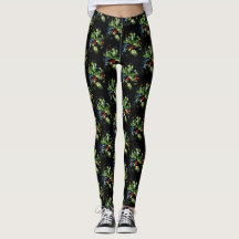 Navidades holly leggings