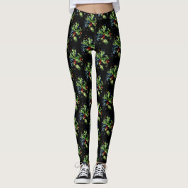 Navidades holly leggings