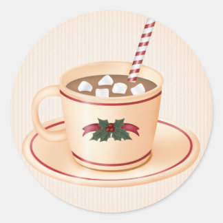 Navidades Hot Cocoa 1 - Pegatinas de vacaciones