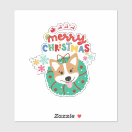 Navidades Husky Dog Lover Personalizado Pegatina d