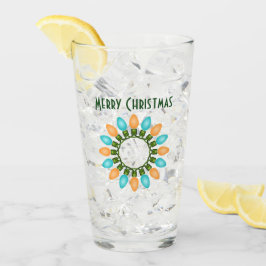 Navidades iluminan el círculo en Naranja y azul