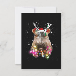 Navidades Iluminan Hippo Fiona Hippopótamo Lover