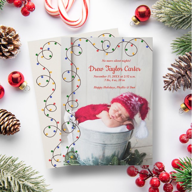 Navidades iluminan los anuncios de natalidad de fo (Subido por el creador)