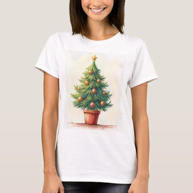 Navidades imprimen camiseta (Anverso)