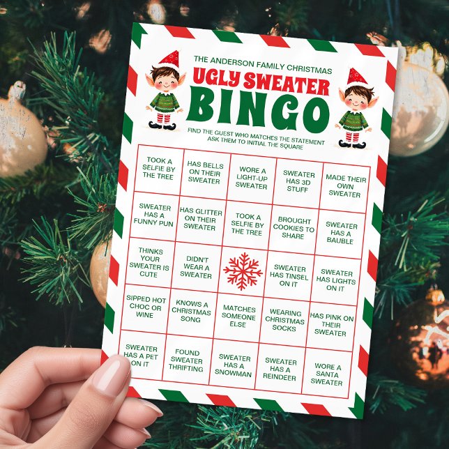Navidades imprimibles Tarjeta de juego de bingo su (Subido por el creador)