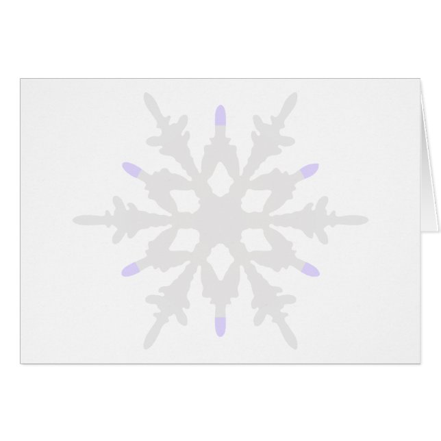 Navidades Indigo Ornament Snowflake (Anverso (Horizontal))