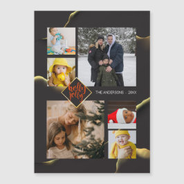 Navidades Inky Resumen Foto de Black Holly Jolly