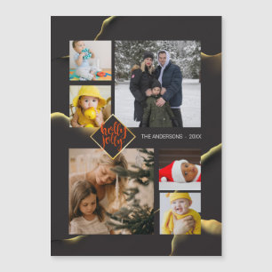 Navidades Inky Resumen Foto de Black Holly Jolly