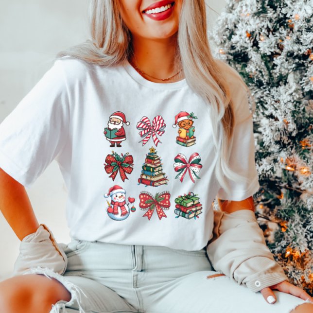 Navidades inteligentes leyendo la camiseta del lib (Subido por el creador)