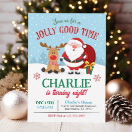 Navidades Invitación de cumpleaños niños