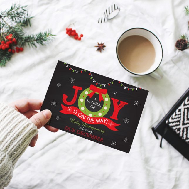 Navidades Invitación de embarazo de vacaciones (Subido por el creador)