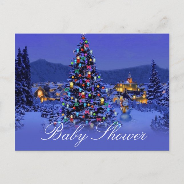 Navidades, invitaciones a duchas nupciales de vaca (Anverso)