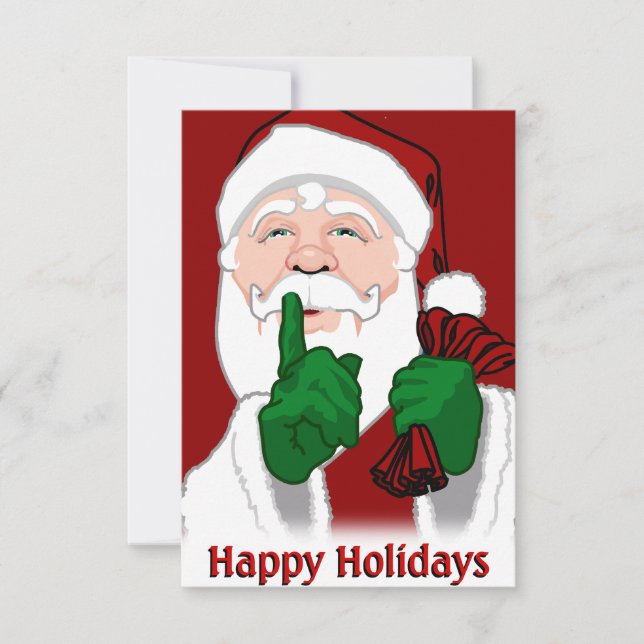 Navidades invitan a Personalizados de tarjetas San (Anverso)