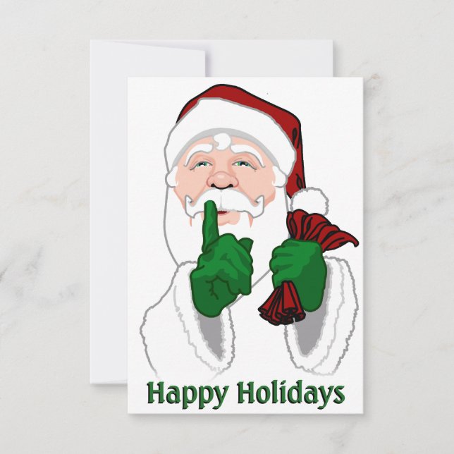 Navidades invitan a Personalizados de tarjetas San (Anverso)