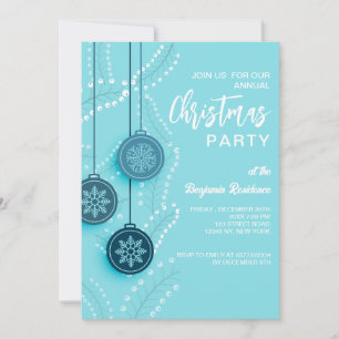 Navidades Invitar tarjeta Fiesta con código QR