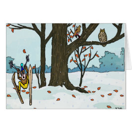 Navidades japoneses niegan esquí y pájaros