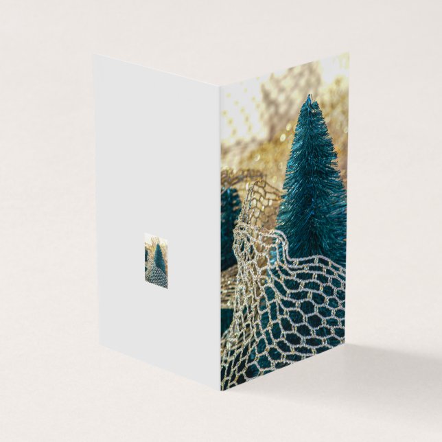 Navidades Jesús nace tarjeta de saludo religioso (Exterior)