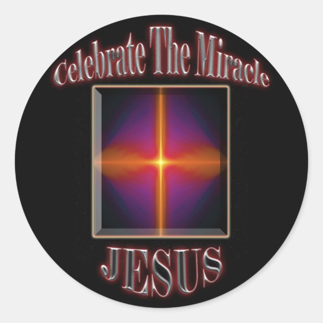 Navidades Jesús Pegatina (Anverso)