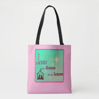 Navidades Jesús Razón de la Bolsa de Tote de tempo
