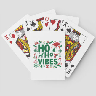 Navidades Jolly Ho Ho Ho Ho Juegan Cartas Deck
