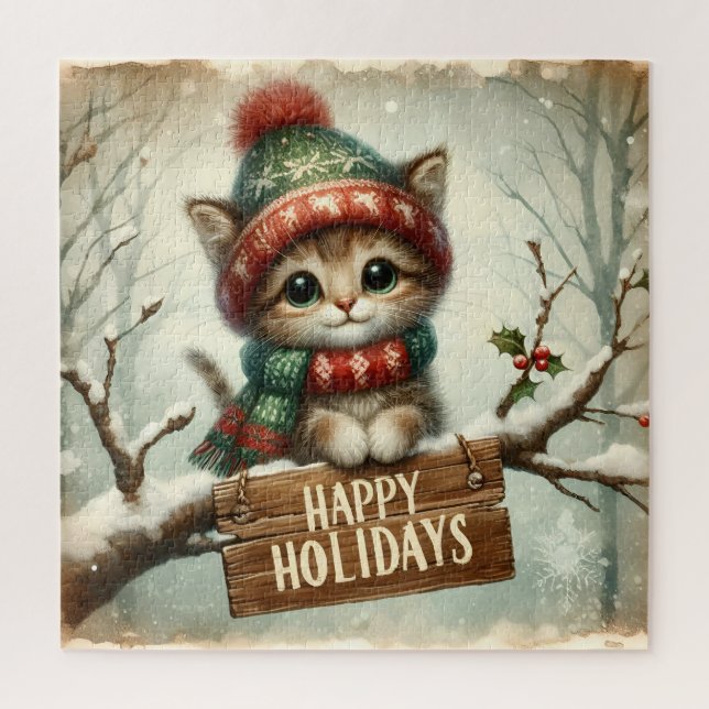 Navidades Kitty Puzzle (Vertical)